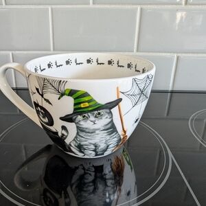 $15/3 Portobello By Design: Halloween Cat Witch Mug